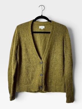 Hartford 1979 Wool Blend Cardigan Size 2 Button Down Long Sleeve Fall (U)